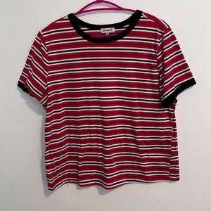 Red stripped t shirt. 3 for 30$